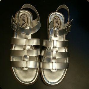 STEVIES silver sandals
